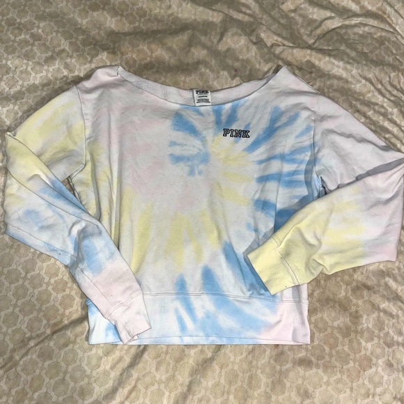 PINK Tie-dye Sweater - Picture 1 of 2